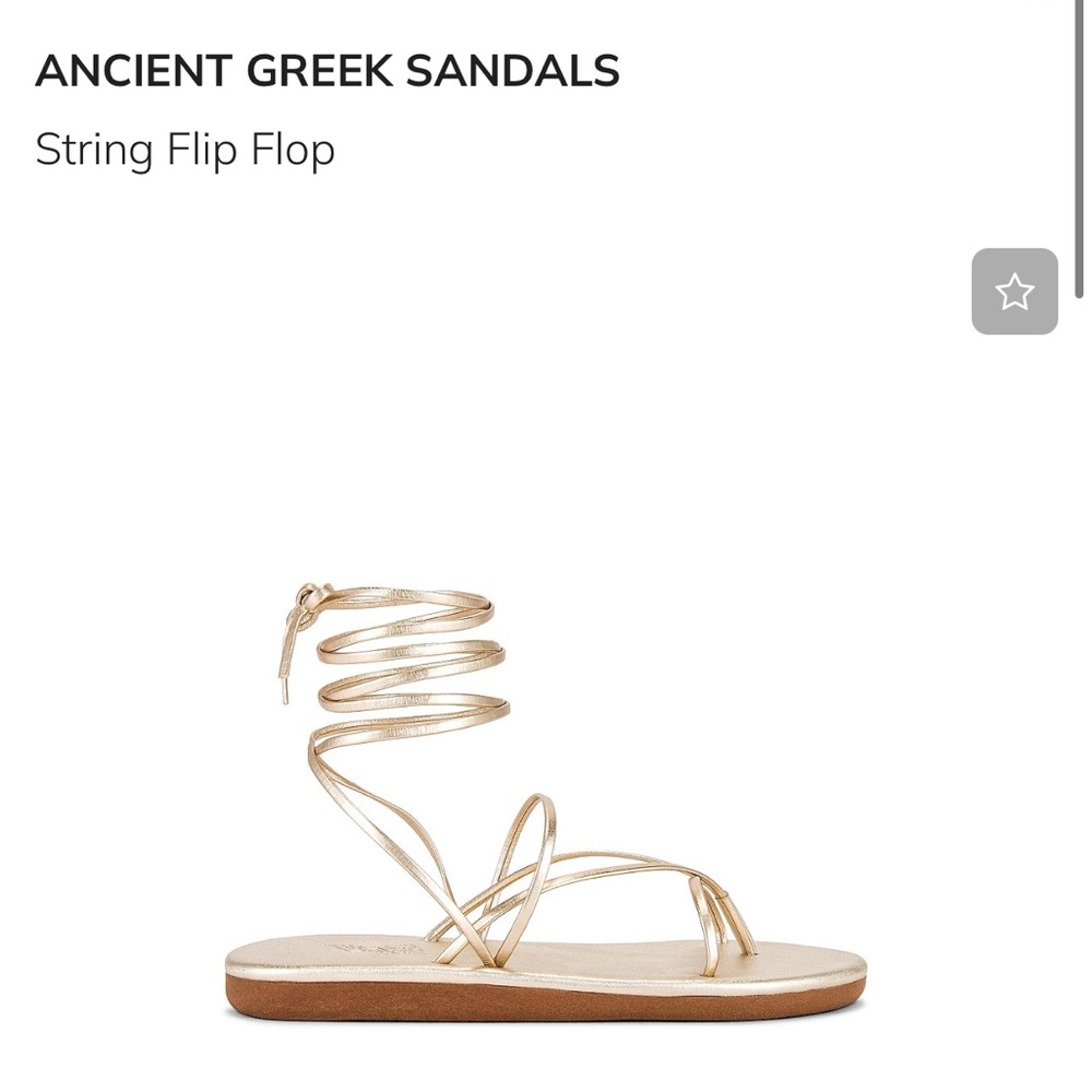 Ancient Greek Sandals String Flip Flop Grecian
